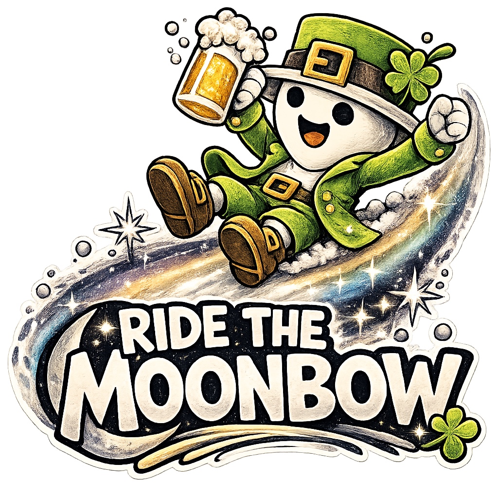 Ride the Moonbow Lucky Leprechaun art
