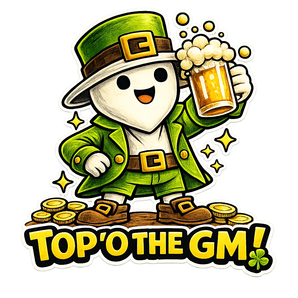 Top o' the GM Lucky art